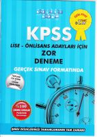 2014 Kpss Lisans Önlisans Zor Deneme                                                                                                                                                                                                                           