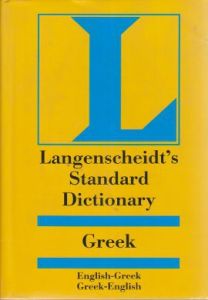 Langenscheidt's Standard Dictionary Greek                                                                                                                                                                                                                      