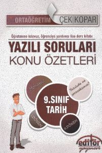 Tarih Yazılı Soruları - Konu Özetleri 9. Sınıf                                                                                                                                                                                                                 