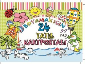 Boyamak İçin 24 Tatil Kartpostalı                                                                                                                                                                                                                              