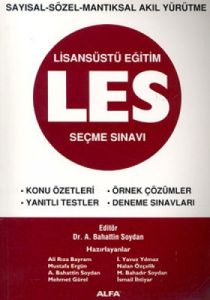 LES Lisansüstü Eğitim Sınavı Sayısal - Sözel - Man                                                                                                                                                                                                             