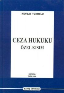 Ceza Hukuku - Özel Kısım                                                                                                                                                                                                                                       