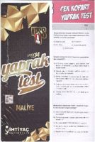 KPSS A Grubu Maliye Çek Kopart Yaprak Test 2014                                                                                                                                                                                                                