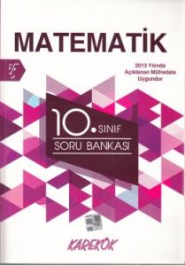 Karekök 10. Sınıf Matematik Soru Bankası                                                                                                                                                                                                                       