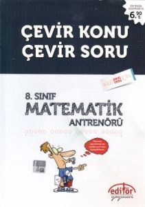 Editör 8. Sınıf Matematik Antrenörü Çevir Konu Çe                                                                                                                                                                                                              